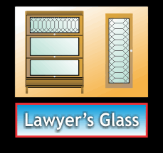 leaded glass for lawyer's bookcases